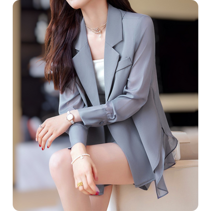 Evana Sheer Layered Set