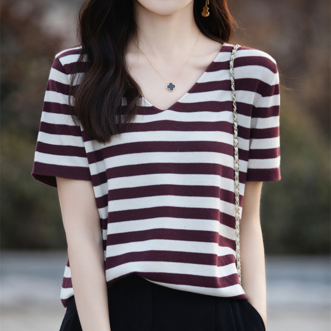 Delia Soft Stripe T-Shirt