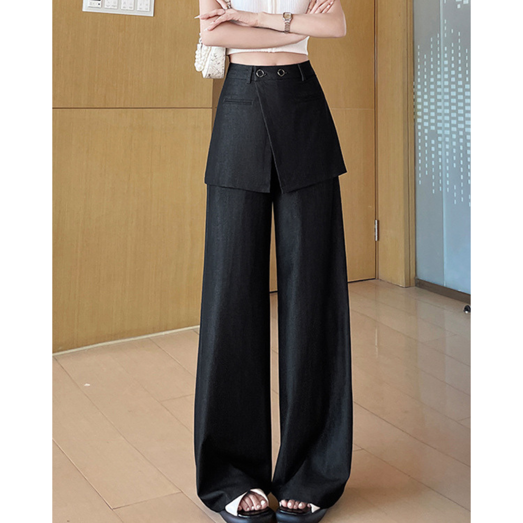 Lunel Layered Pleat Trousers