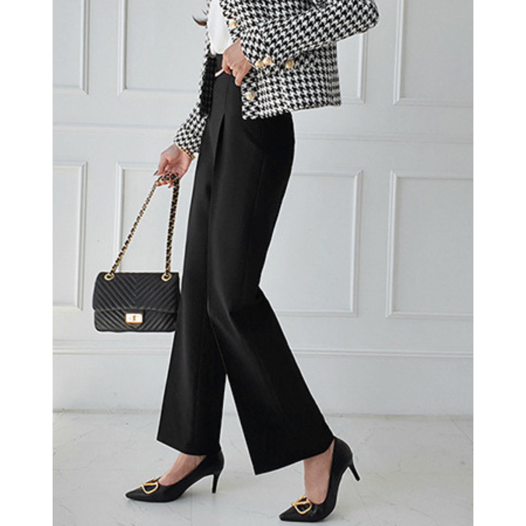 Vera Chain Pleat Trousers