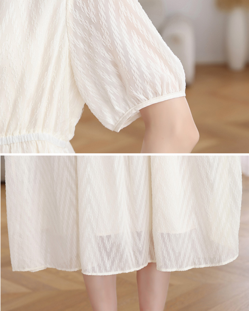 Liana Soft Texture Midi Dress