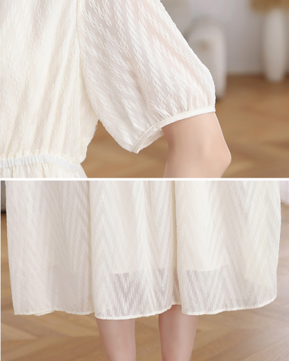 Liana Soft Texture Midi Dress