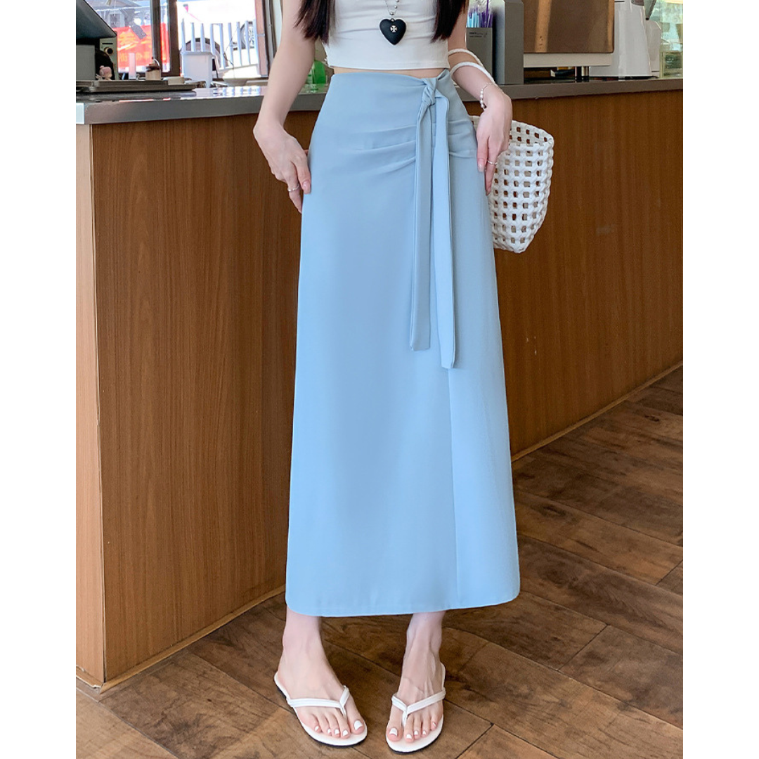 Mira Soft Tie Column Skirt
