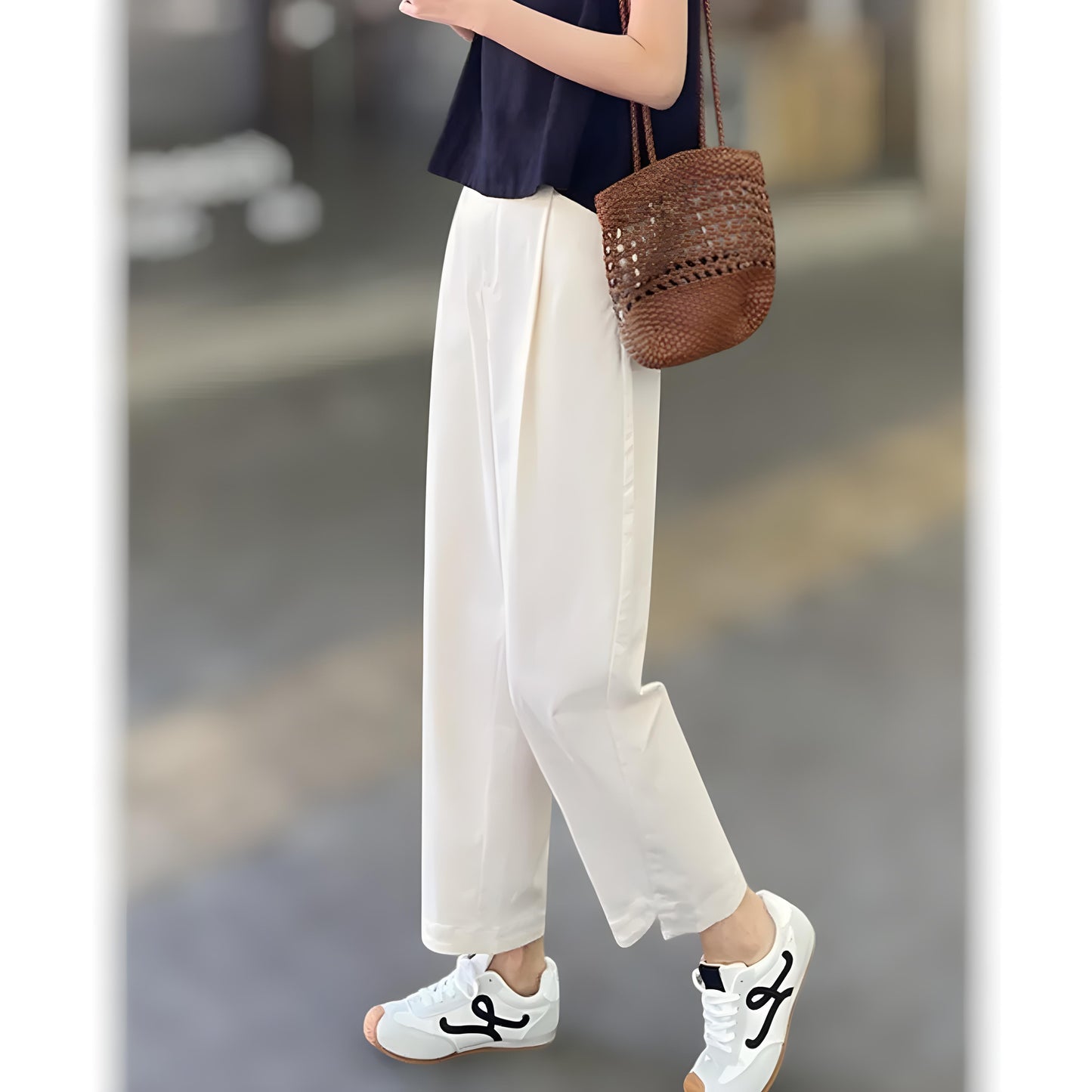 Noa Soft Barrel Cropped Pants