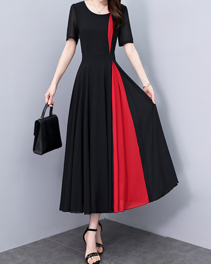 Vera Flow Contrast Dress