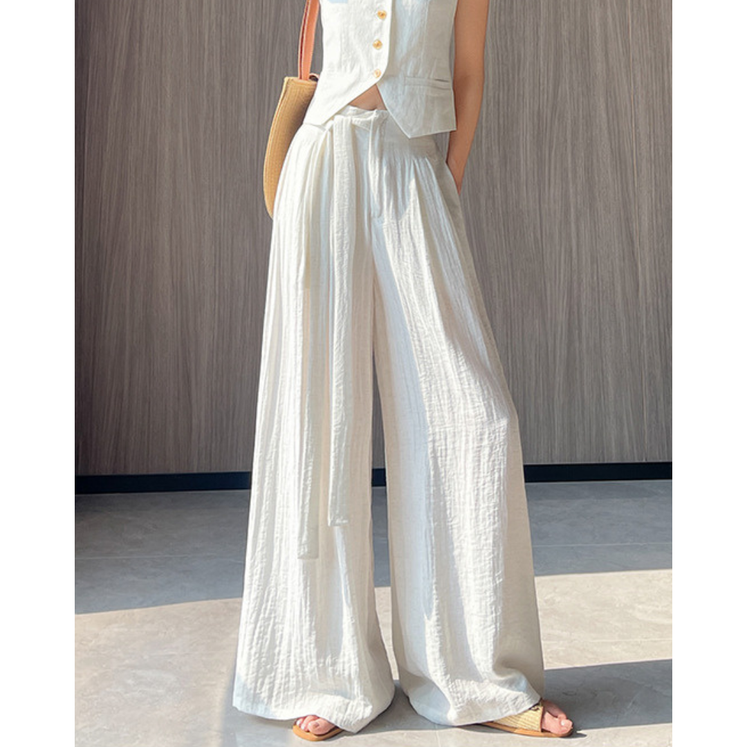 Lora Drift Waist Tie Trousers