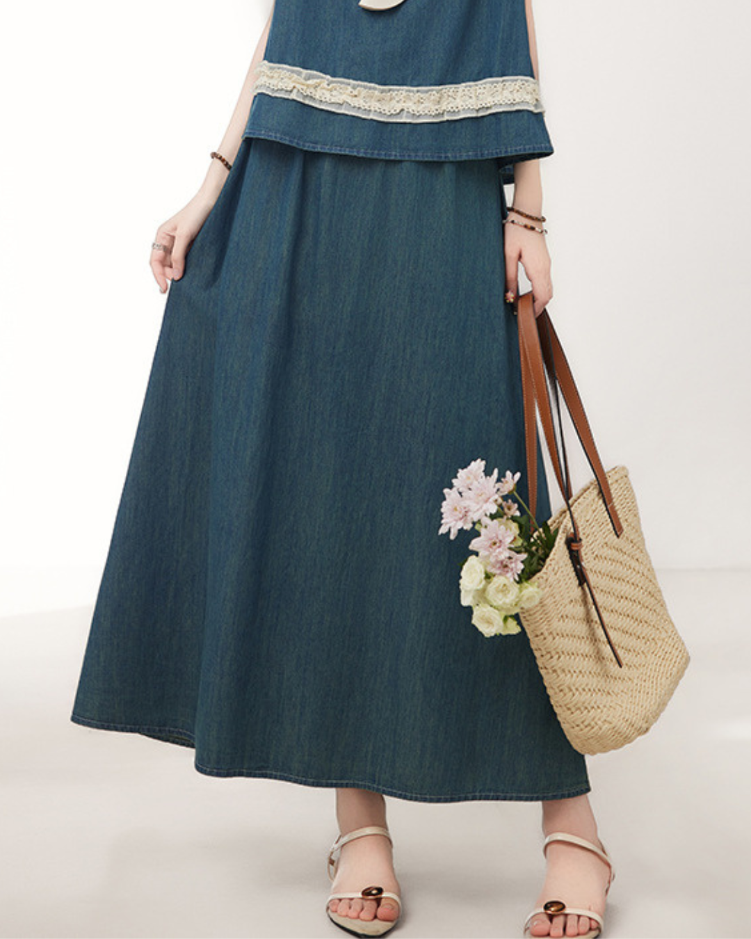 Lina Soft Lace Cotton Set