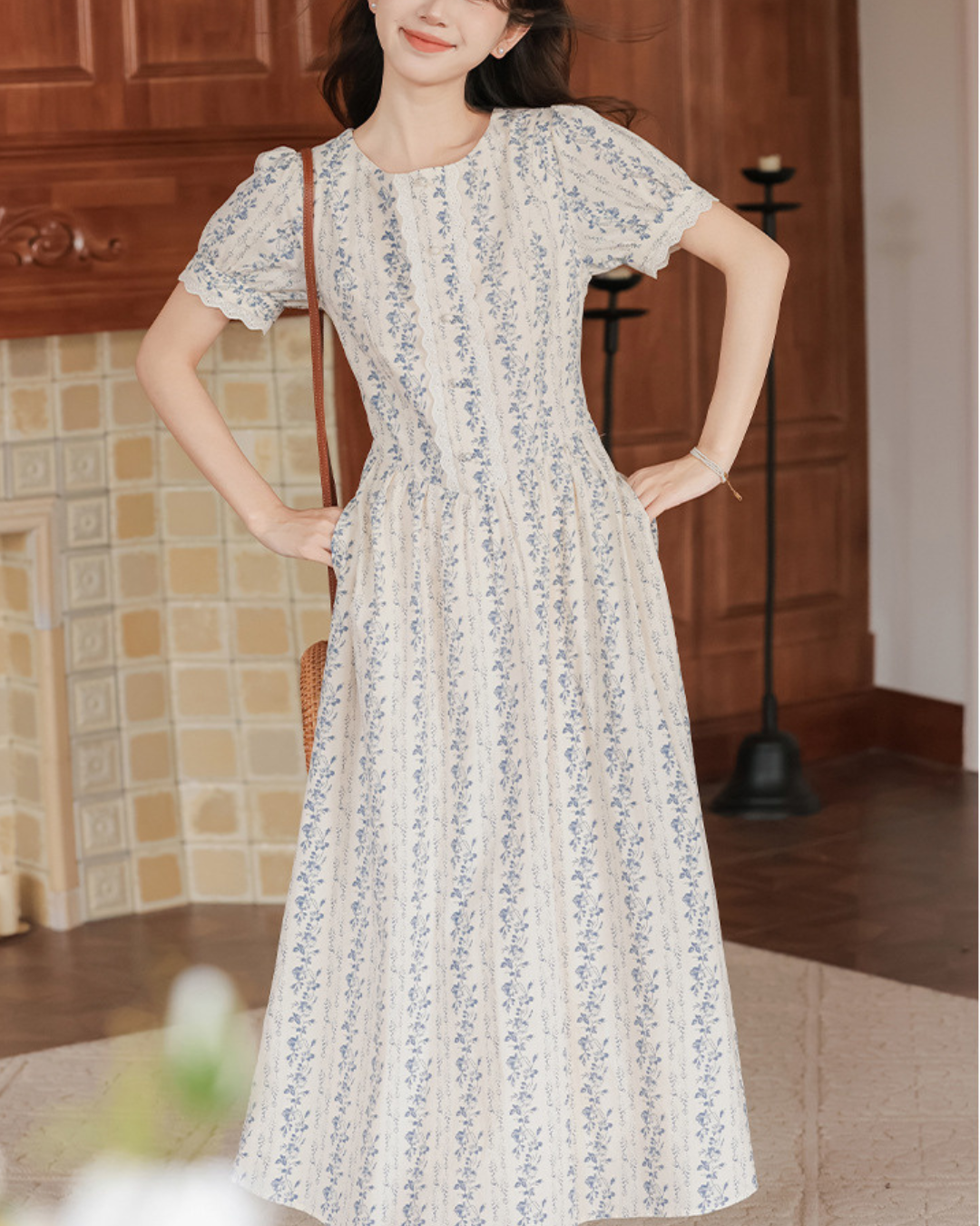 Mira Bloom Ditsy Flare Dress