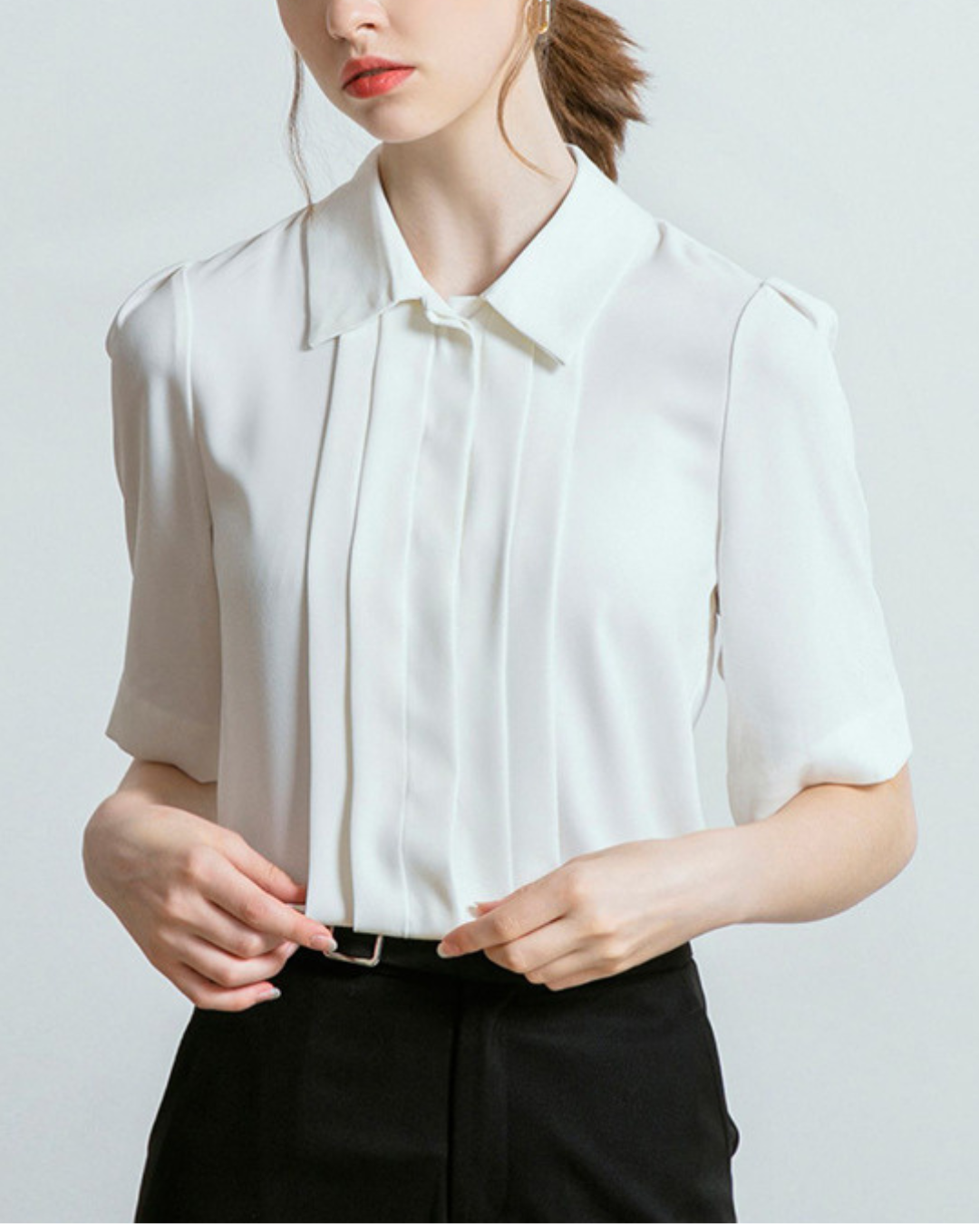 Lina Pleat Line Shirt