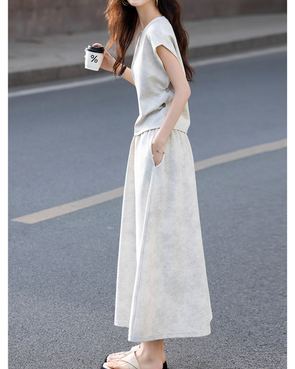 Mira Drift Cotton Maxi Set