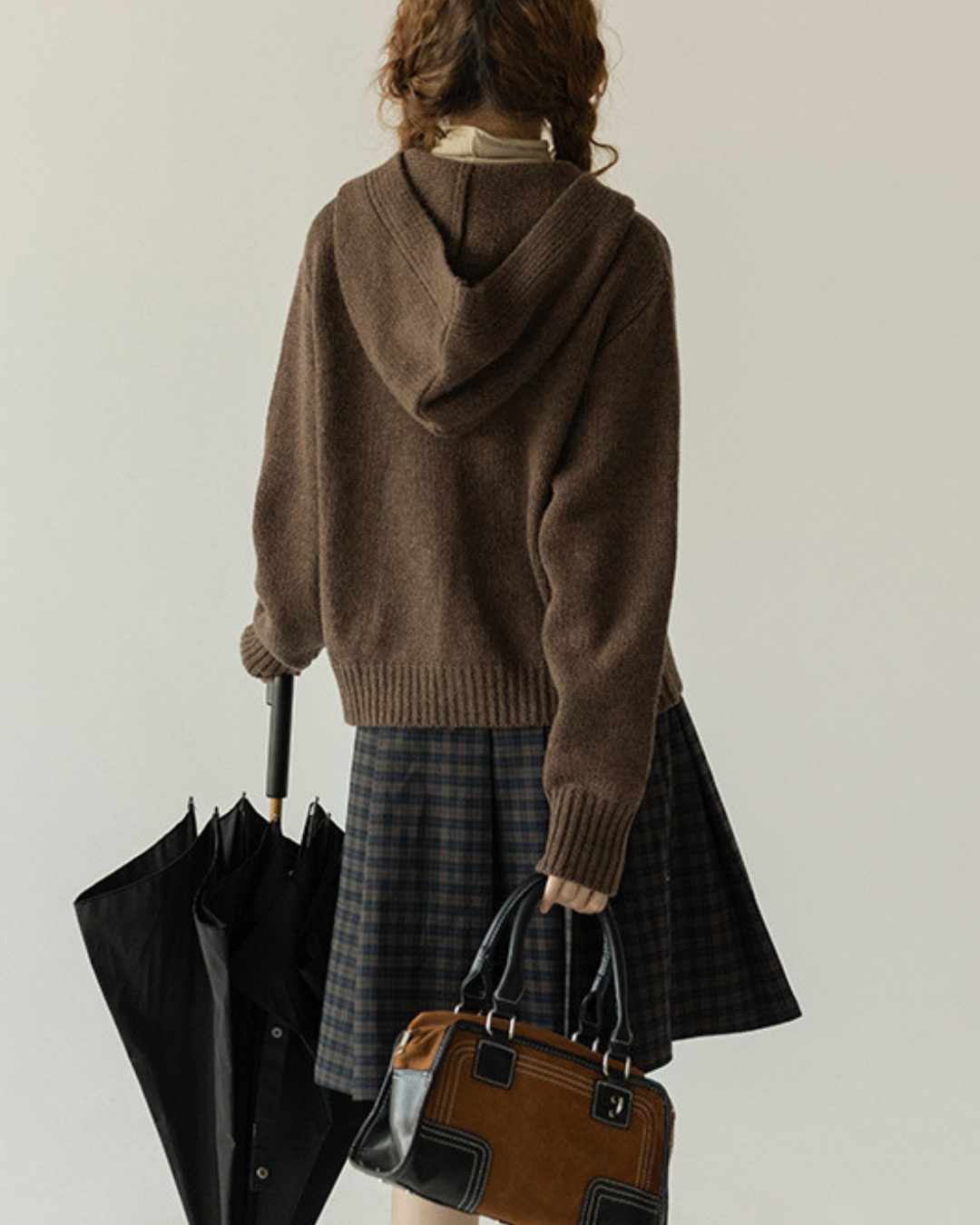 Aster Knot Soft Hooded Knit