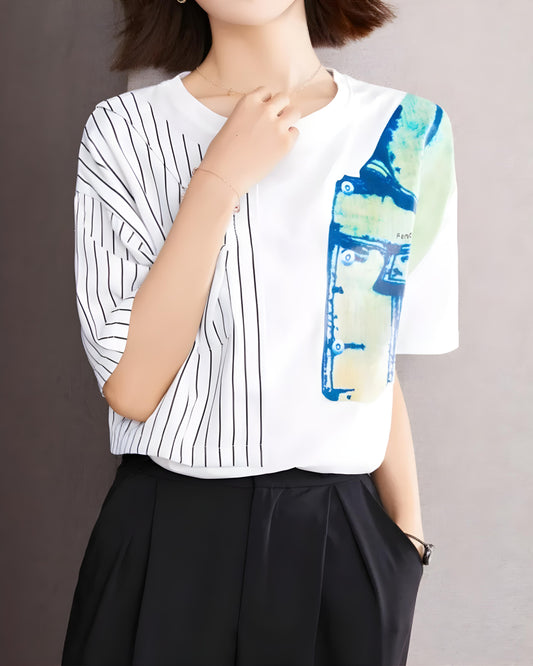 Elara Patch Print T-shirt