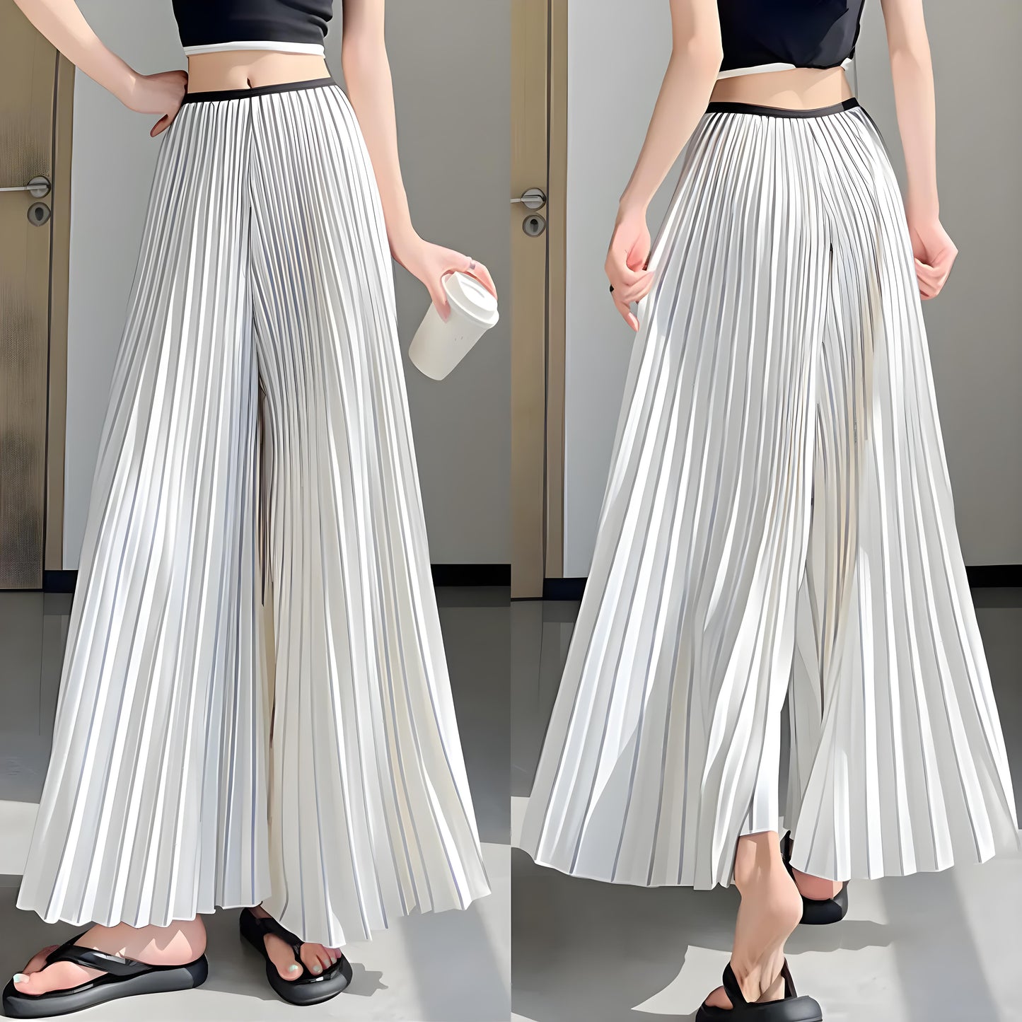 Lina Glide Pleat Lounge Pants